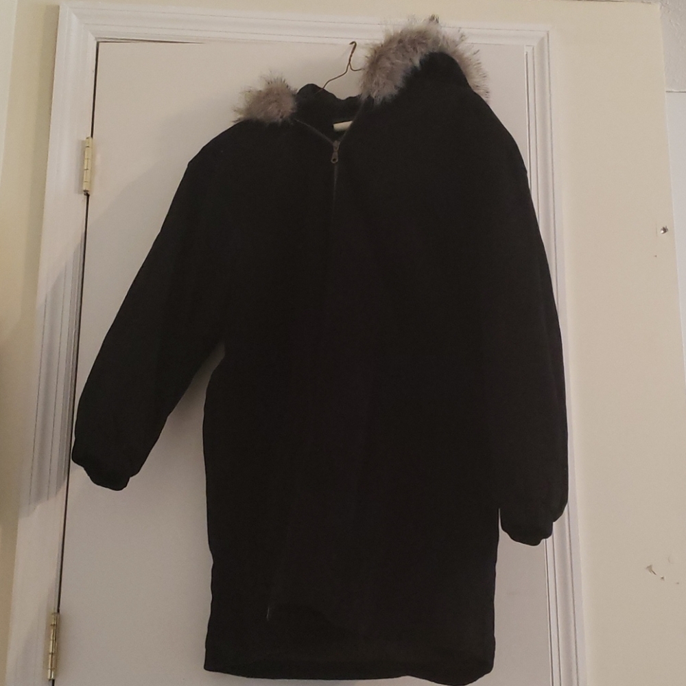 Black Suede Coat